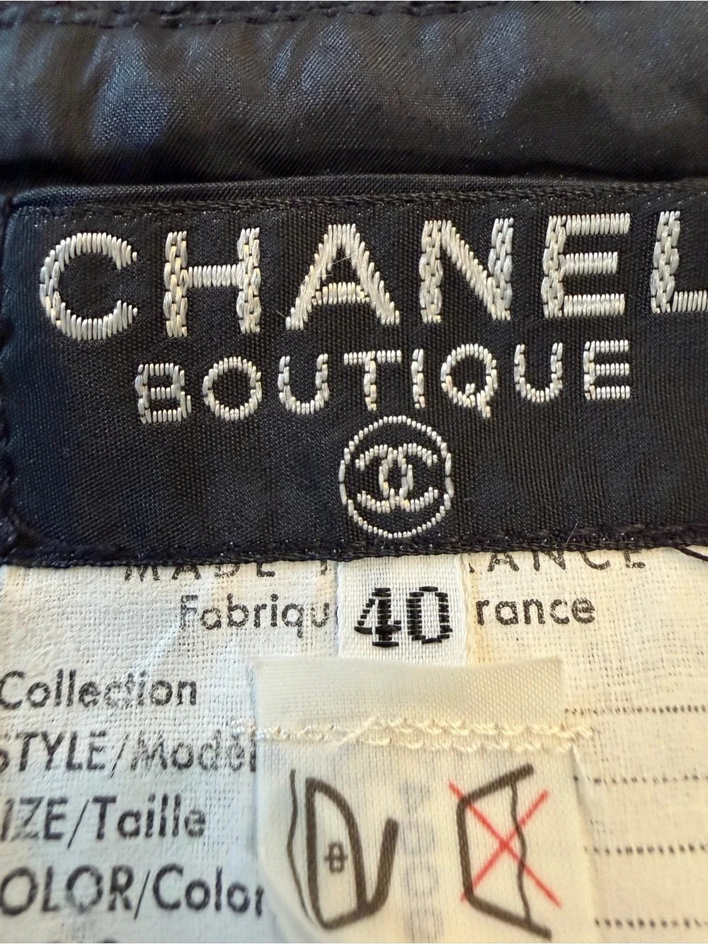 CHANEL timeless black